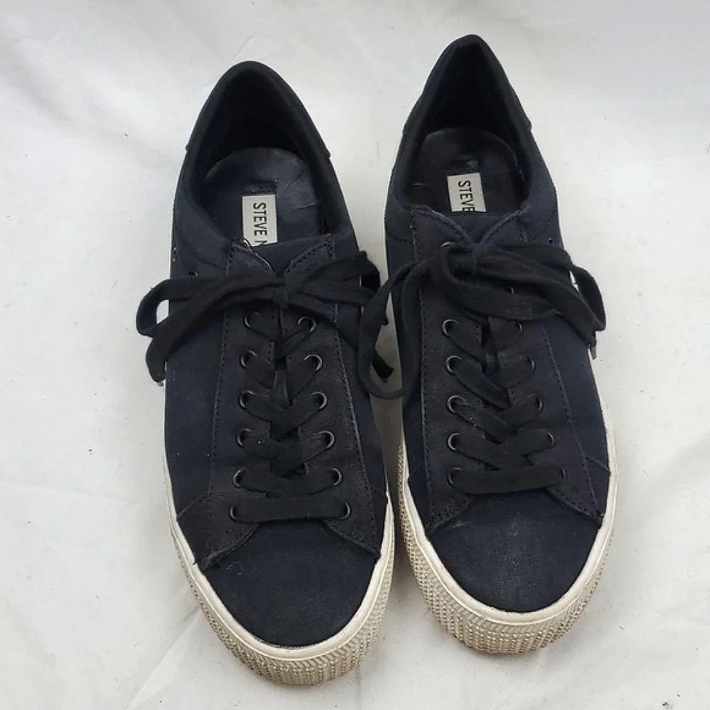 Steve Madden Holmes Black‎ Platform Sneaker